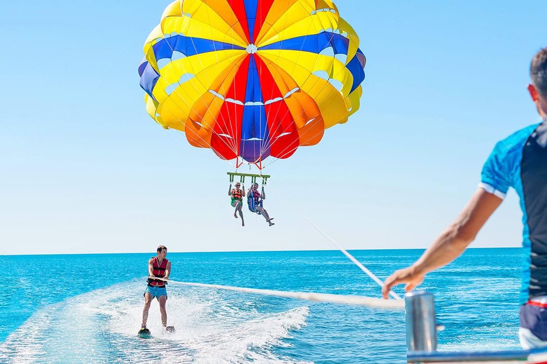 parasailing
