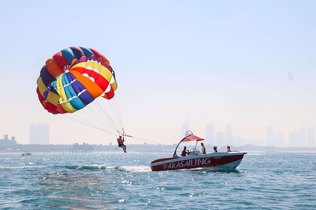 parasailing