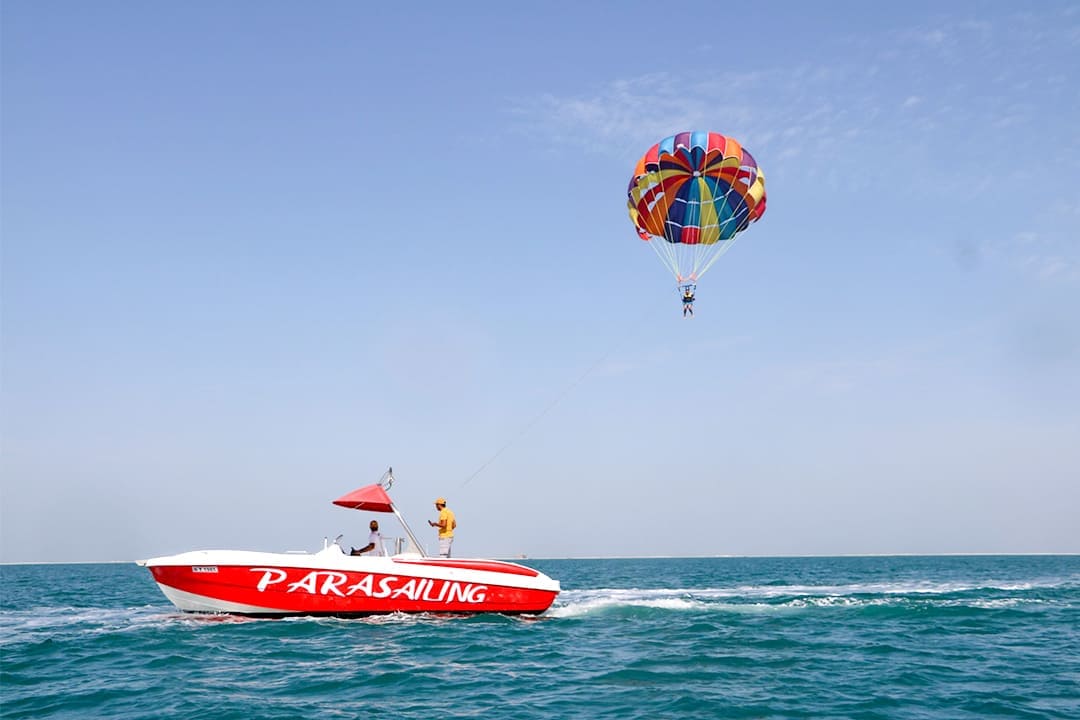 parasailing